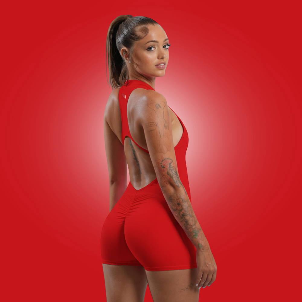 Active Zip-Up Romper