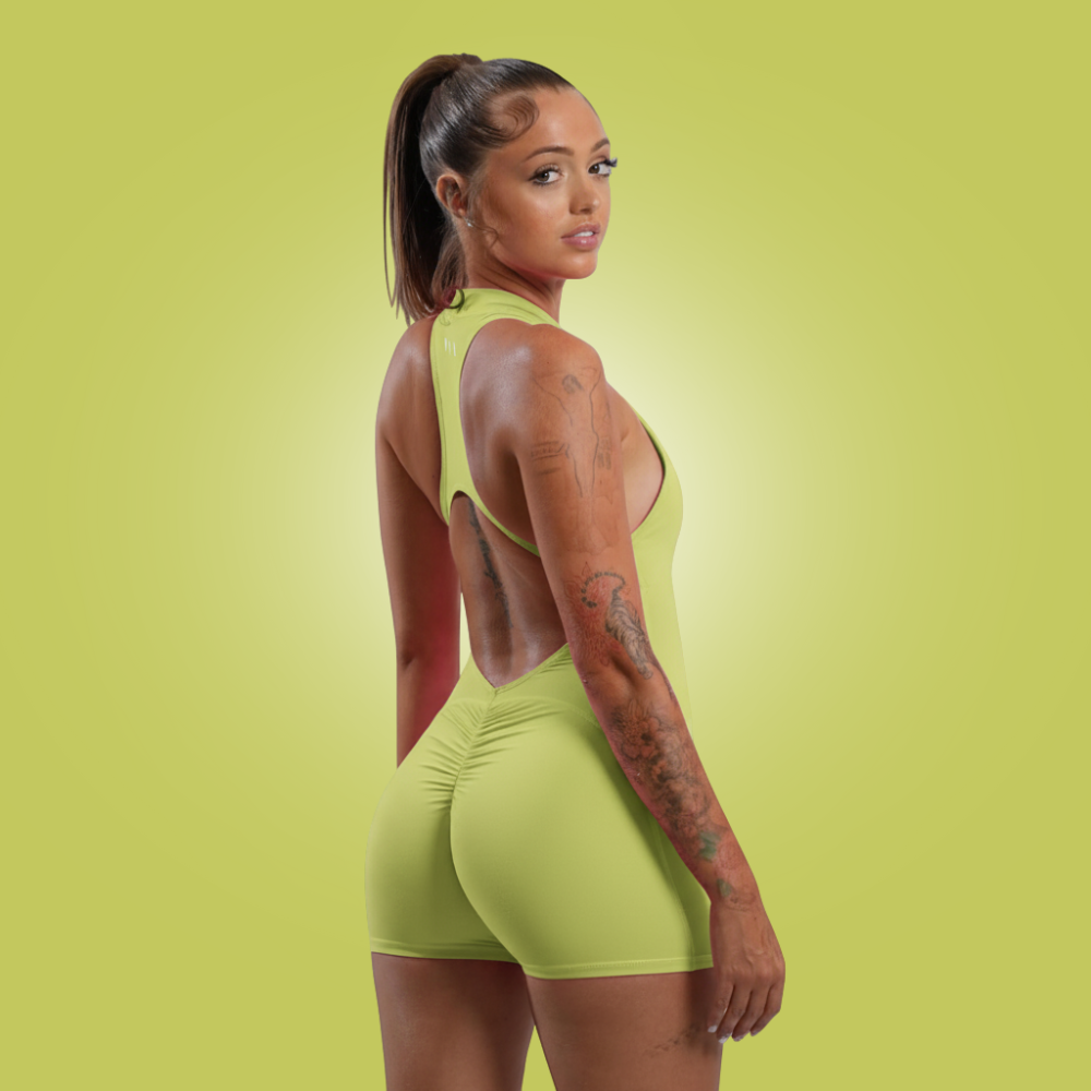 Active Zip-Up Romper