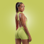 Active Zip-Up Romper