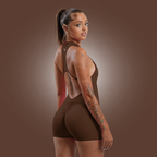 Active Zip-Up Romper